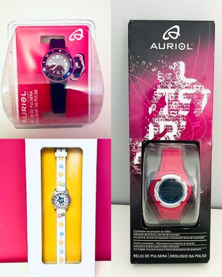 Lote 3 relojes de pulsera