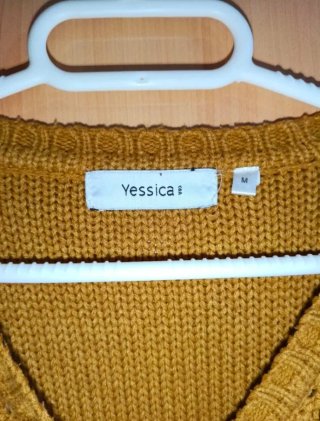 Jersey de punto mostaza Talla M.38