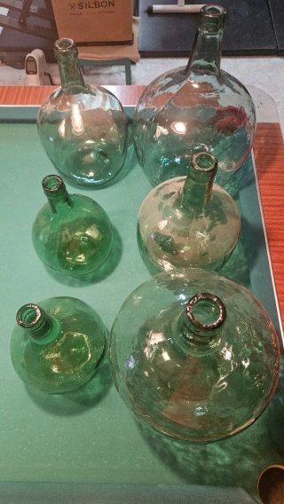 Dama Juana Botella Vino Vidrio Grande