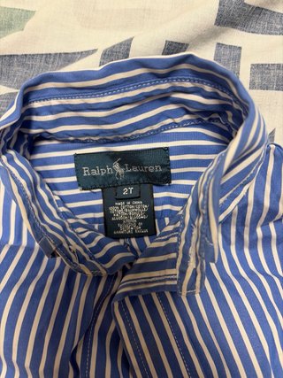 Camisa Ralph Lauren niño 2 años