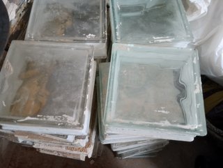 Ladrillos de pavés de vidrio