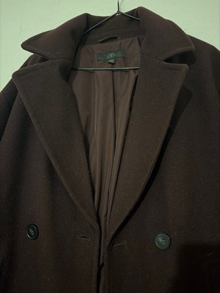 Abrigo largo Zara morado