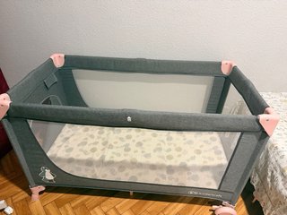 Cuna de Viaje Kinderkraft JOY Rosa