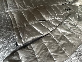 RLX Ralph Lauren Down Puffer Jacket Silver Grey S