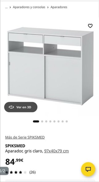 Aparador blanco Ikea