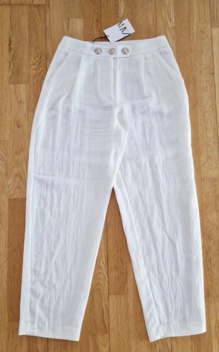 Pantalón Zara Blanco