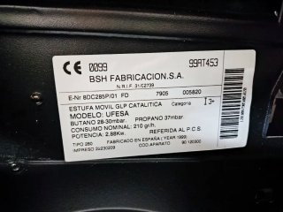 Estufa de gas Ufesa Premium
