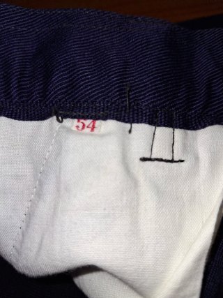 Pantaloni da lavoro blu