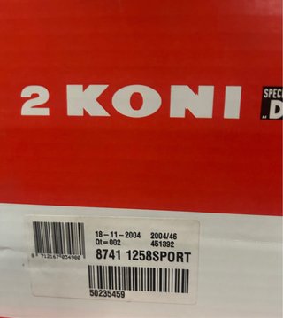 Amortiguadores Koni Volkswagen Golf gti  Mk2 mk3