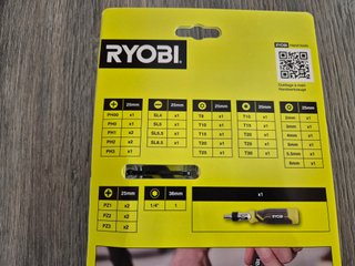 Giravite RYOBI porta inserti (35 pezzi) Nuevo