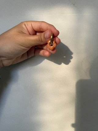 Pendientes Flor Cerámica Hechos a Mano
