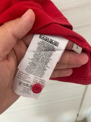 Polo Napapijri Geographic Uomo Vintage Rossa