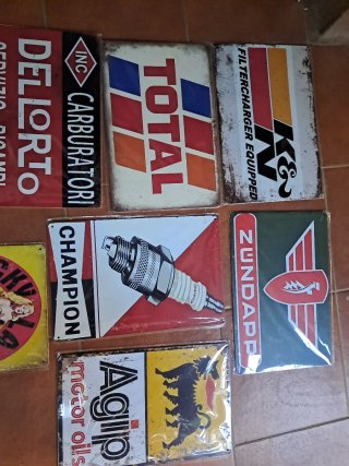 Lote rotulos Publicidad Motor Vintage