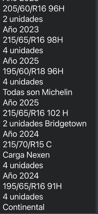 Neumáticos Michelin, Bridgestown, Nexen, Continent