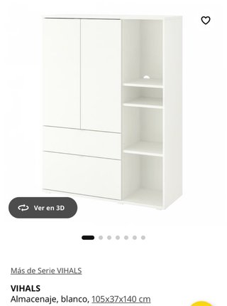 Armario Blanco Ikea VIHALS