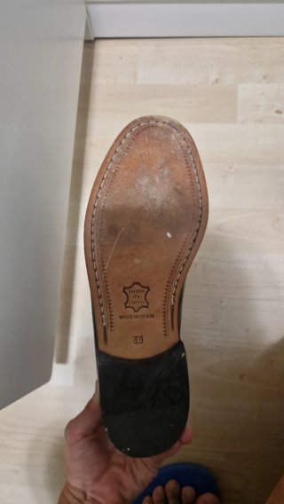 Mocasines de piel El Corte Inglés Talla 39
