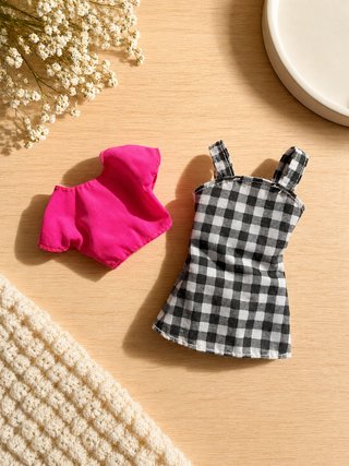 Set 2 Pezzi Vestito Abbigliamento Barbie Mattel