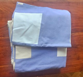 Funda Nórdica Ikea Grande Azul/Blanco