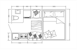 Célula Camper para Pick-Up - Nueva