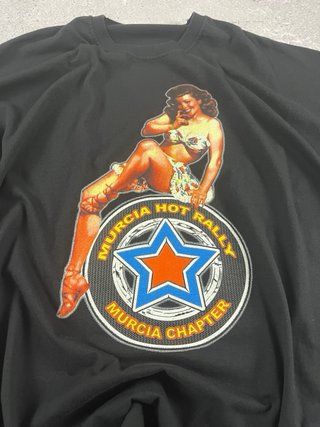 Camiseta Murcia Hot Rally Pin Up Doble Gráfico