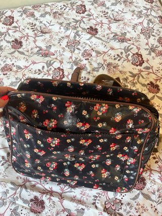 Bandolera escolar/laboral floral