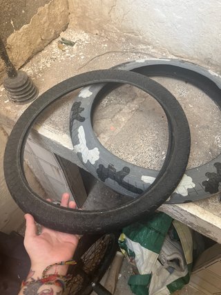 Rueda de goma para bicicleta