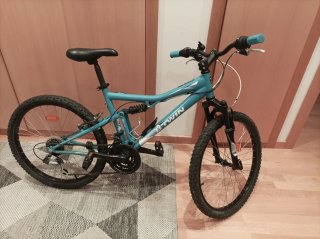 Bicicleta niño 24 doble suspensión