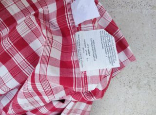 Camisa Levi's Hombre XL Cuadros Roja