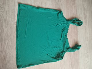 Top NAF NAF verde tirantes encaje talla X