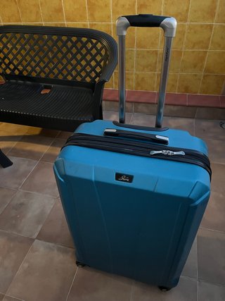 Maleta grande 75cm ligera azul