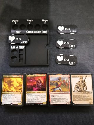 4 Mazos Commander Lote Cartas Magic The Gathering