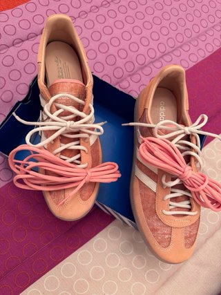 Zapatillas Adidas Naranja y Rosa