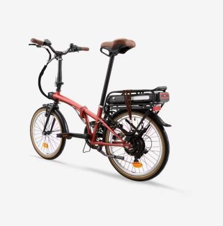 Bici Eléctrica Plegable Roja