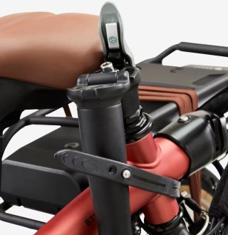 Bici Eléctrica Plegable Roja