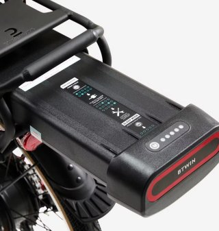 Bici Eléctrica Plegable Roja