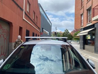 Barras de techo coche cruz baca