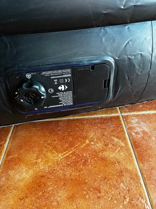 Colchón inflable con bomba integrada