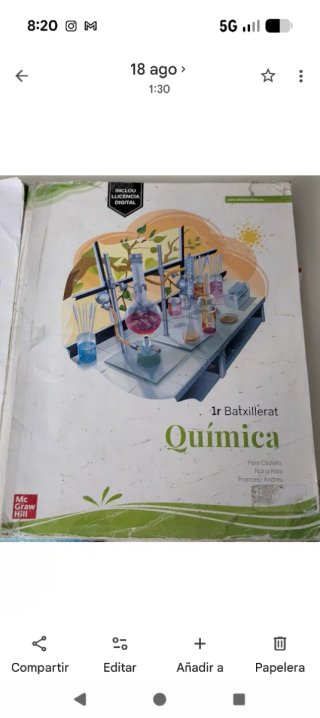 Libro de química 1 bachillerato