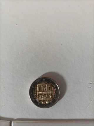 Moneda 2 Euros Notre Dame