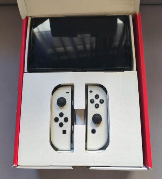 Nintendo switch oled blanca