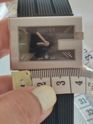 Reloj Gucci Plata y Negro