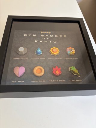 Cuadro Medallas Pokémon Kanto