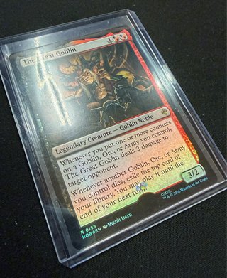 Carta Magic The Great Goblin The Hobbit Foil Error