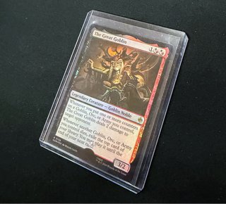 Carta Magic The Great Goblin The Hobbit Foil Error