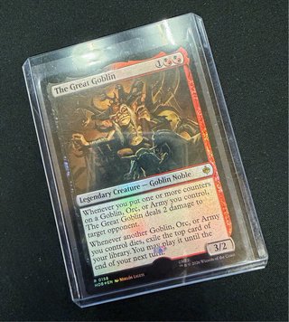 Carta Magic The Great Goblin The Hobbit Foil Error
