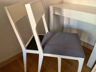 Mesa extensible + 4 sillas