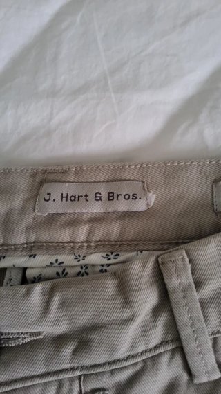 J. Hart & Bros Pantaloni Beige Nuovi