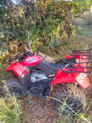 Quad Kymco MXU 300 sin documentación