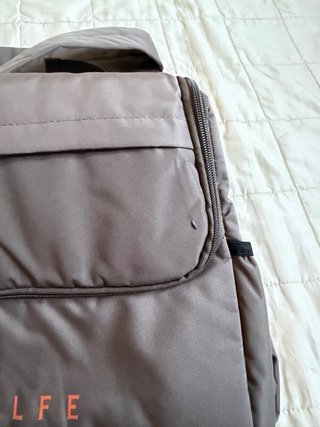 Borsa frigo tracolla grigia e arancione di Belfe