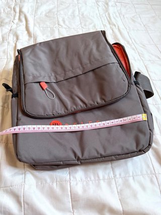 Borsa frigo tracolla grigia e arancione di Belfe